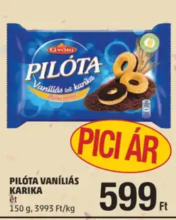 PENNY Pilóta vaníliás karika ajánlat