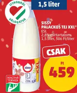PENNY Sissy Palackos tej XXL ajánlat
