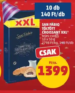 PENNY San Fabio töltött croissant XXL ajánlat