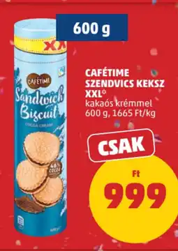 PENNY Cafétime szendvics keksz XXL ajánlat