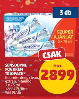 PENNY Sensodyne Fogkrém Triopack ajánlat