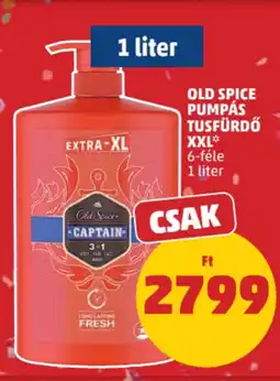 PENNY Old Spice pumpás tusfürdő XXL ajánlat