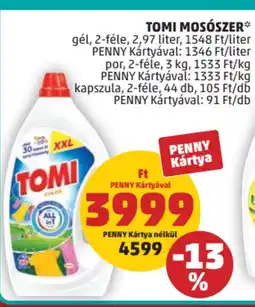 PENNY Tomi mosószer ajánlat