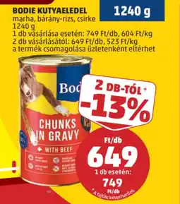 PENNY Bodie kutyaeledel ajánlat