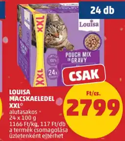PENNY Louisa macskaeledel XXL ajánlat
