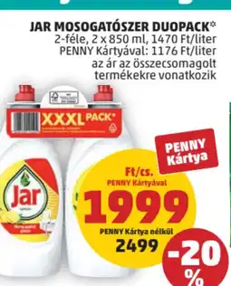 PENNY Jar mosogatószer Duopack ajánlat