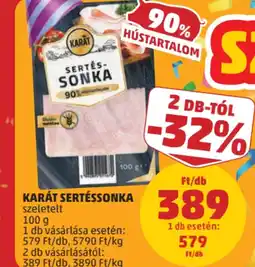 PENNY Karát sertéssonka ajánlat