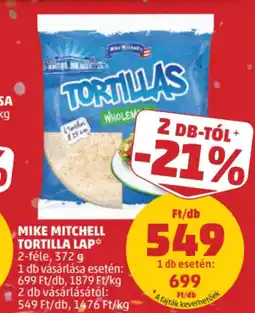 PENNY Mike Mitchell Tortilla lap ajánlat
