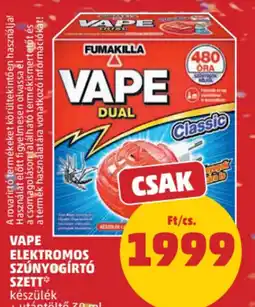 PENNY Fumakilla Vape Dual elektromos szúnyogirtó szett ajánlat