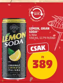 PENNY Crodo Lemon Soda ajánlat