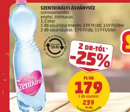PENNY Szentkirályi ásványvíz ajánlat