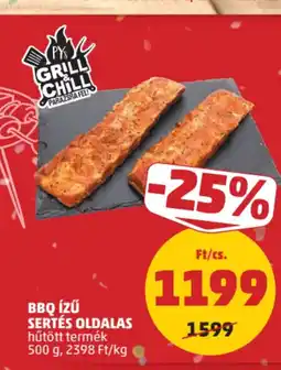 PENNY PYs Grill & Chill bbq ízű sertés oldalas ajánlat