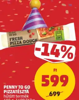 PENNY Penny To Go Pizzatészta ajánlat
