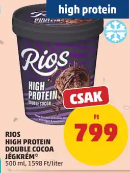 PENNY Rios High Protein Double Cocoa jégkrém ajánlat