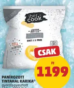 PENNY Ibercook Panírozott tintahal karika ajánlat