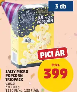 PENNY Salty Micro Popcorn Triopack ajánlat
