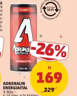 PENNY Adrenalin energiaital ajánlat