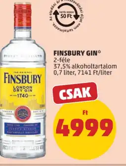 PENNY Finsbury Gin ajánlat