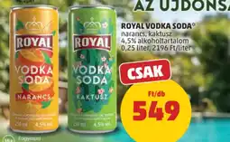 PENNY Royal Vodka Soda ajánlat