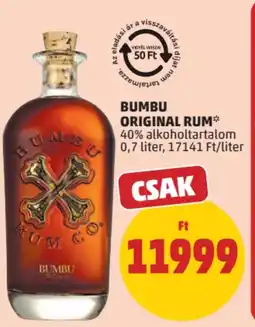 PENNY Bumbu Original Rum ajánlat