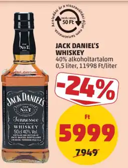 PENNY Jack Daniels Whiskey ajánlat