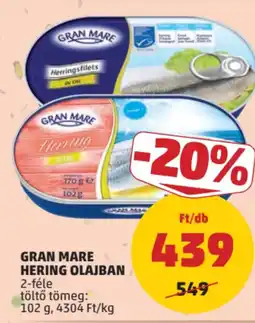 PENNY Gran Mare Hering olajban ajánlat