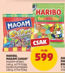 PENNY Haribo, Maoam cukor ajánlat