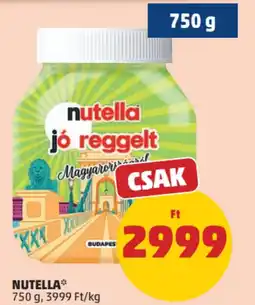 PENNY Nutella ajánlat