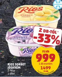 PENNY Rios Sorbet Jégkrém ajánlat