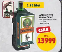 PENNY Jägermeister adagolóval ajánlat
