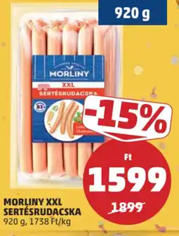 PENNY Morliny XXL Sertésrudacska ajánlat