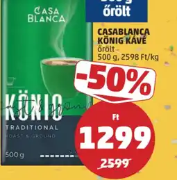 PENNY Casa Blanca König kávé ajánlat