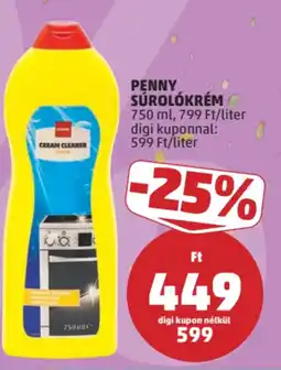 PENNY Penny Súrolókrém ajánlat