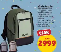PENNY Cool Hűtő hátizsák ajánlat
