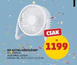 PENNY Kis asztali ventilátor ajánlat