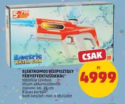 PENNY Elektromos vízipisztoly fényeffektusokkal ajánlat
