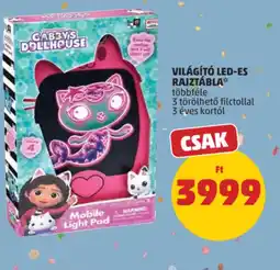 PENNY Gabbys Dollhouse Világító LED-es rajztábla ajánlat