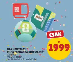 PENNY Fifa hivatalos plüss focilabda kulcstartó ajánlat