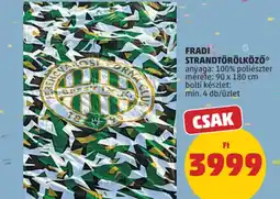 PENNY Fradi strandtörölköző ajánlat