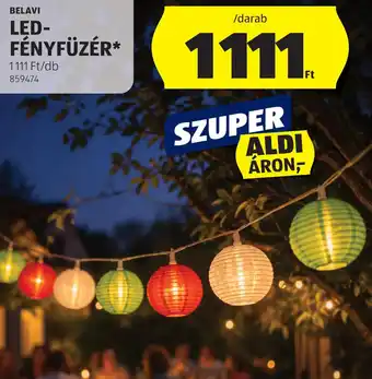 Belavi LED-fényfüzér