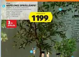 ALDI Belavi Napelemes spirállámpa ajánlat