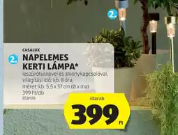 ALDI Casalux Napelemes kerti lámpa ajánlat