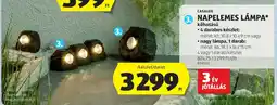 ALDI Casalux Napelemes lámpa kőhatású ajánlat