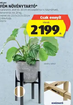ALDI Belavi Fém növénytartó ajánlat