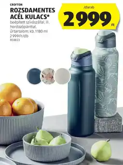 ALDI Crofton rozsdamentes acél kulacs ajánlat