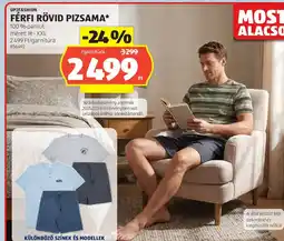 ALDI UP2FASHION FÉRFI RÖVID PIZSAMA ajánlat