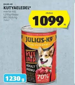 ALDI JULIUS-K9 KUTYAELEDEL ajánlat