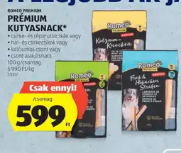 ALDI ROMEO PREMIUM KUTYASNACK ajánlat