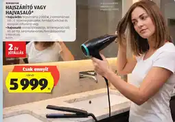 ALDI REMINGTON HAJSZÁRÍTÓ VAGY HAJVASALÓ ajánlat