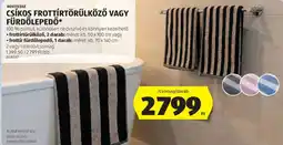 ALDI NOVITESSE CSÍKOS FROTTÍRTÖRÜLKÖZŐ VAGY FÜRDŐLEPEDŐ ajánlat